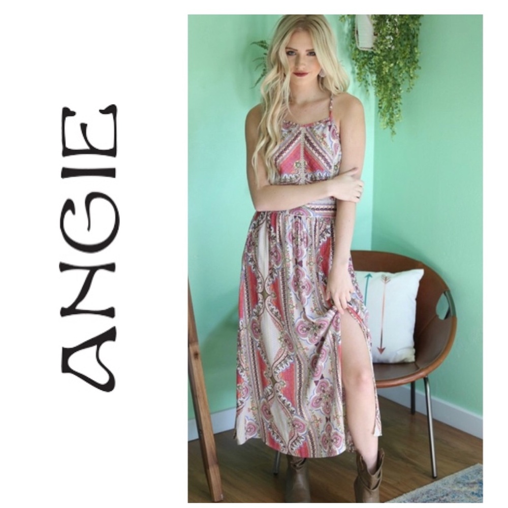 Angie Boho Maxi Print Dress - Picture 11 of 11